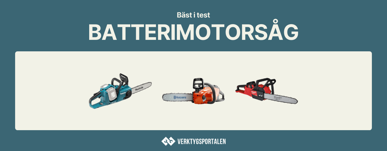 Batterimotorsåg Bäst i test